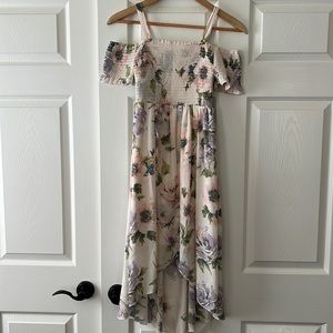 Girls midi length dress - size 14